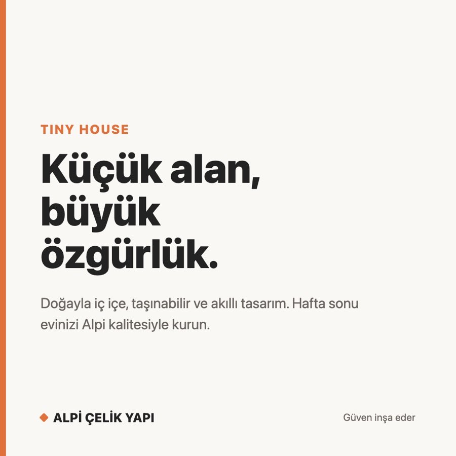 Tiny house model paylaşımı