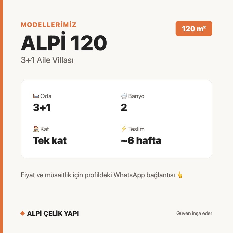 Alpi 120 model tanıtım paylaşımı