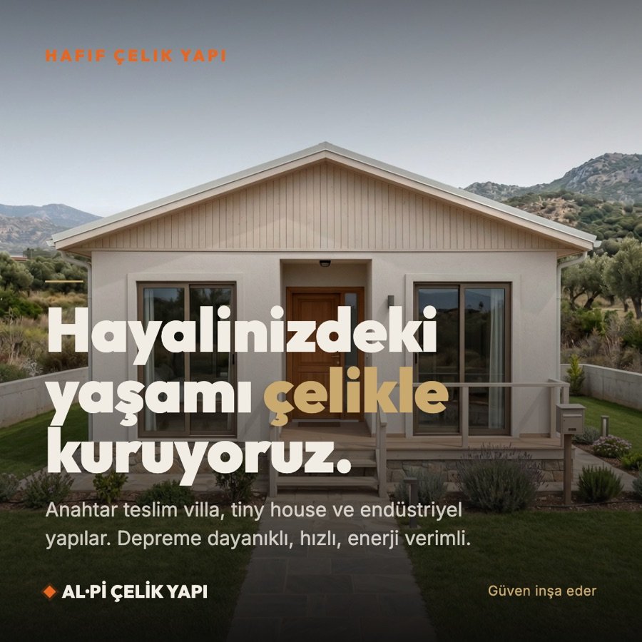 Alpi Çelik Yapı kampanya paylaşımı